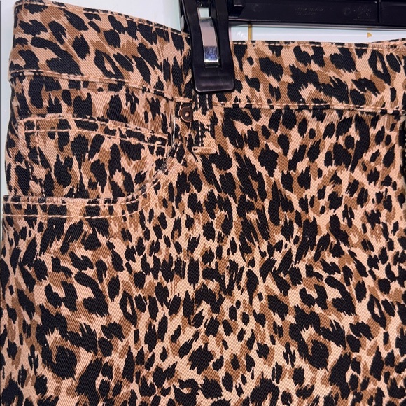 Terra & Sky Leopard Print Straight Leg Jeans - Picture 2 of 7